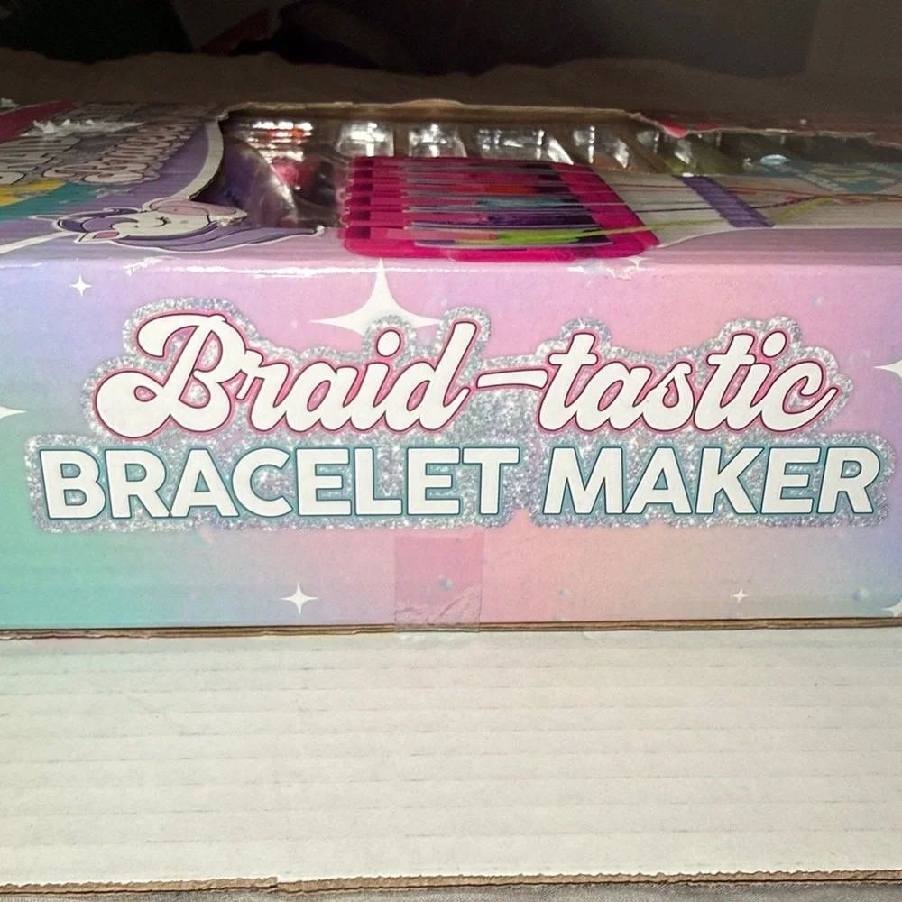 NEW! Just My Style Braid-Tastic Braiding & Beading Bracelet Maker Kit